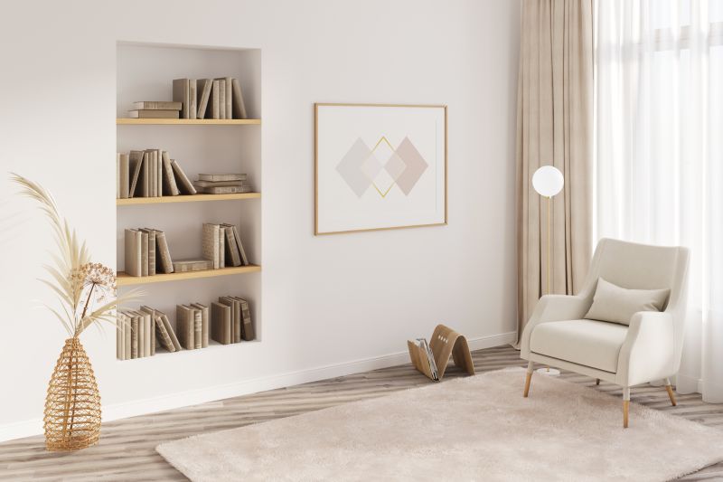 Built In Bookcase Installation in Durham, NC