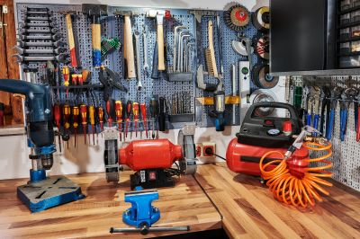 Garage Tool Rack Installation in Loudoun County, VA